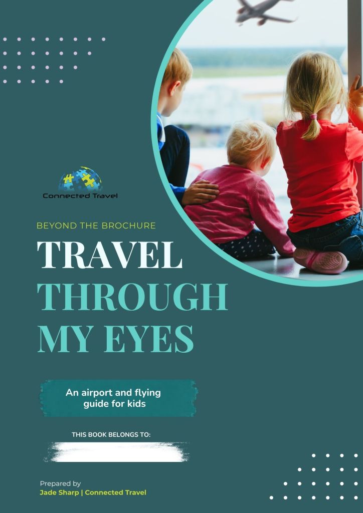Travel Through My Eyes children's airport preparation book